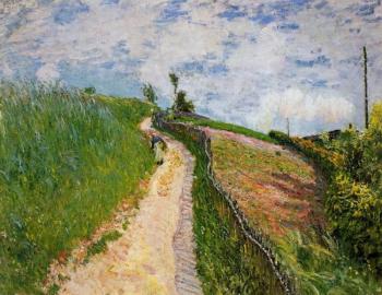 阿爾弗萊德 西斯萊 The Hill Path, Ville d'Avray 阿爾弗萊德 西斯萊 The Hill Path, Ville d'Avray